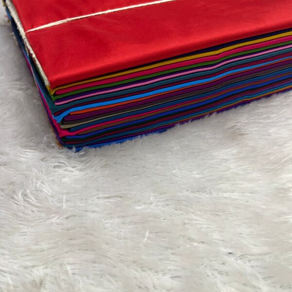 silk cotton 1 mtr bits (pack of 25 pcs 25 cols)