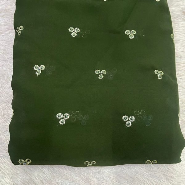 Georgette Triple Sequins (44")