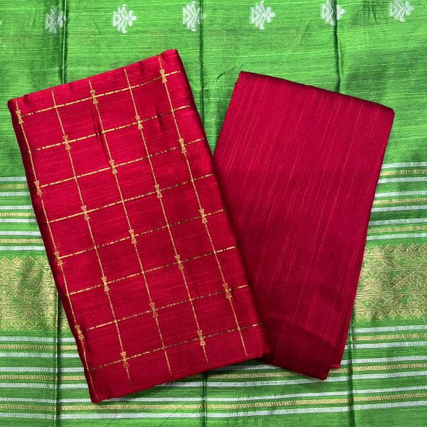 Raw Silk Set 3 Piece R21.02 (top 2.5 mtr, bottom 2mtr, duppatta 2.3 mtr)