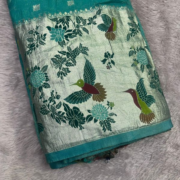 TISSUE BUTTA PAITHANI BORDER (44''WIDTH)