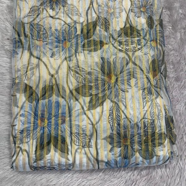 ZARI LINE ORGANZA (44 WIDTH)