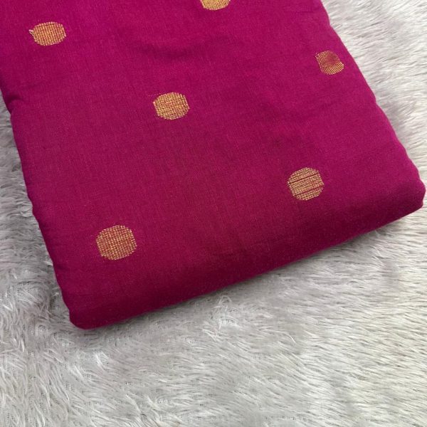 SOFT COTTON ZARI COIN BUTTA(44 WIDTH)