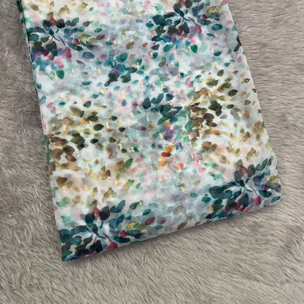 ORGANZA FOLI SEQUIN DIGITAL PRINT(44 WIDTH)