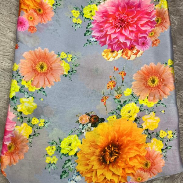 SATIN GEOEGETTE PRINTED (44 WIDTH)