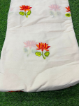 Kora Cotton Lotus Embroidery 44 width