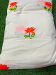 Kora Cotton Lotus Embroidery 44 width