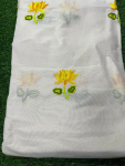 Kora Cotton Lotus Embroidery 44 width