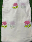 Kora Cotton Lotus Embroidery 44 width