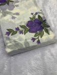 Printed soft Organza Pipe Bead Work (44" width)