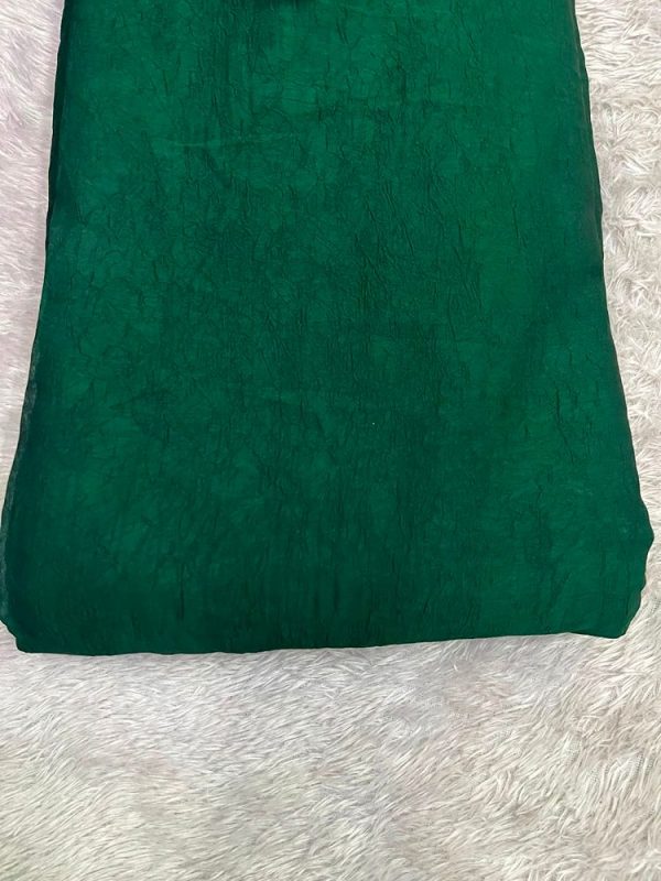Rangoli / Glassy Georgette Crush ( 44" width)