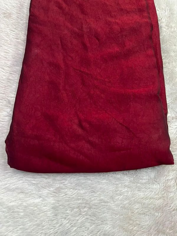 Rangoli / Glassy Georgette Crush ( 44" width)