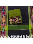 Pocham Border Cotton 3 Piece Set (Top2.5 Mtr,Bottom 2 Mtr ,Duppata 2.3 Mtr )