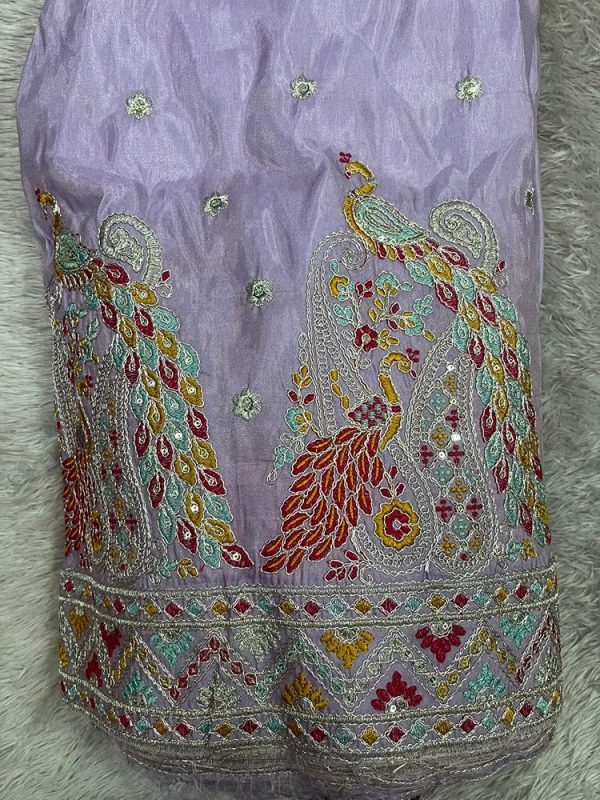GOLD CRUSH VISCOSE DAMAN STYLE(44''WIDTH)