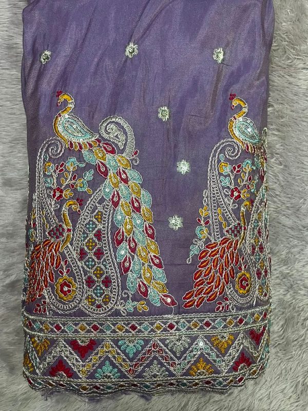 GOLD CRUSH VISCOSE DAMAN STYLE(44''WIDTH)