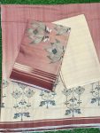 Linen 3 Piece Set Hand Work ( top 2.5mtr, bottom 2mtr, duppatta 2.3mtr )