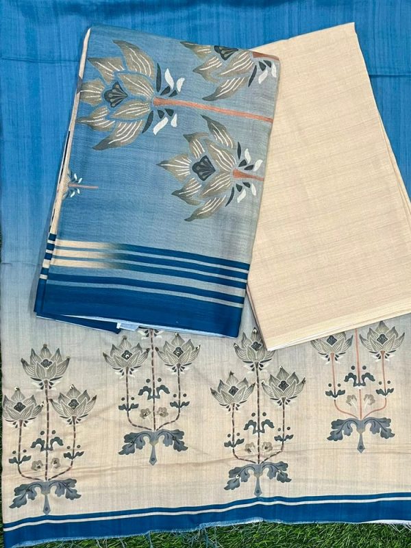 Linen 3 Piece Set Hand Work ( top 2.5mtr, bottom 2mtr, duppatta 2.3mtr )