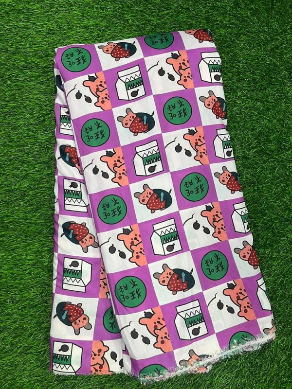Muslin digital Printed (44" width )