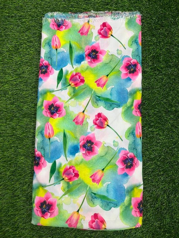 Muslin digital Printed (44" width )