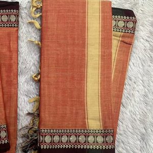 Narayanpet Elephant Small Border Set ( top 4.5 mtr, duppatta 2.5 mtr)