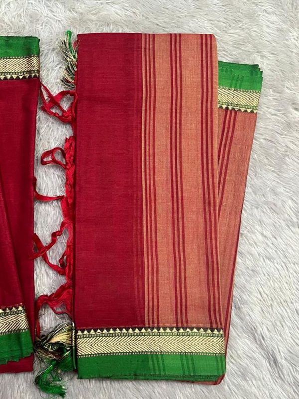Narayanpet Elephant Small Border Set ( top 4.5 mtr, duppatta 2.5 mtr)