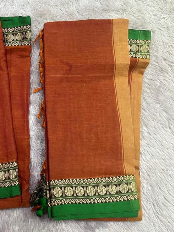 Narayanpet Elephant Small Border Set ( top 4.5 mtr, duppatta 2.5 mtr)