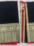 Narayanpet Elephant Border Set ( top 4.5 mtr, duppatta 2.5 mtr)