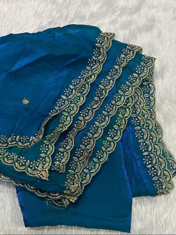 SPACE SILK DUPPATA 4 SIDE BORDER (2.5 MTR )
