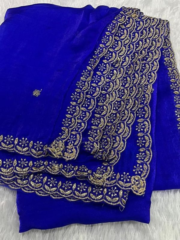 SPACE SILK DUPPATA 4 SIDE BORDER (2.5 MTR )