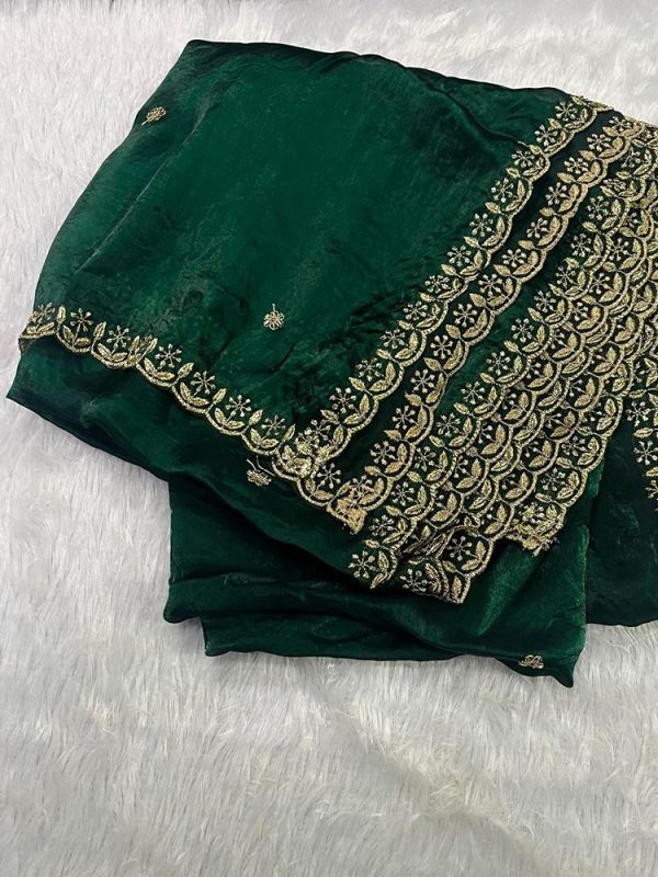 SPACE SILK DUPPATA 4 SIDE BORDER (2.5 MTR )