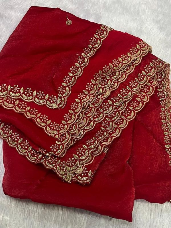 SPACE SILK DUPPATA 4 SIDE BORDER (2.5 MTR )