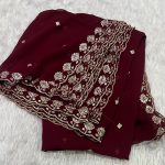 GEORGETTE 4 SIDE BORDER DUPPATA(2.5 MTR)