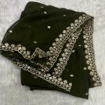 GEORGETTE 4 SIDE BORDER DUPPATA(2.5 MTR)