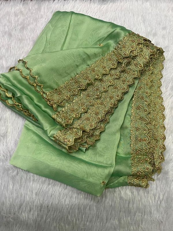 GLASSY /RANGOLI DUPPATA (2.5 MTR )
