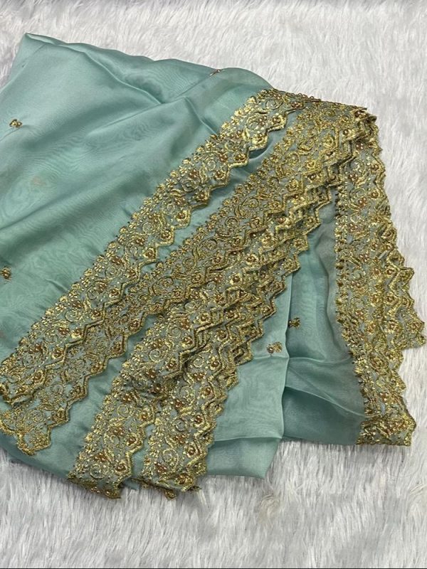 GLASSY /RANGOLI DUPPATA (2.5 MTR )