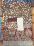 NIZAM GAP BORDER 3 PIECE SET (TOP 2.5 MTR DUPPATA 2.4 MTR BOTTOM 2 MTR )