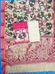 NIZAM GAP BORDER 3 PIECE SET (TOP 2.5 MTR DUPPATA 2.4 MTR BOTTOM 2 MTR )