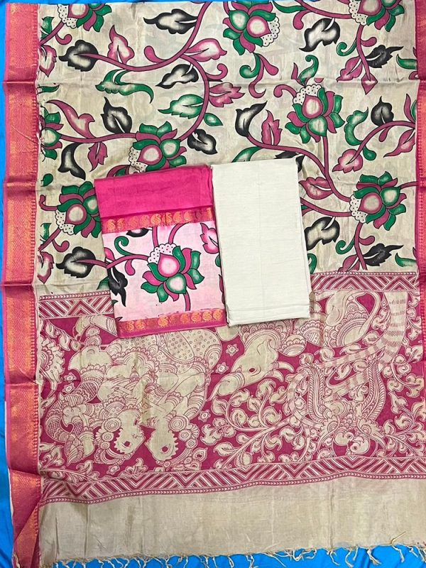 NIZAM GAP BORDER 3 PIECE SET (TOP 2.5 MTR DUPPATA 2.4 MTR BOTTOM 2 MTR )