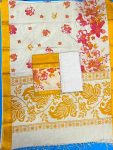 NIZAM GAP BORDER 3 PIECE SET (TOP 2.5 MTR DUPPATA 2.4 MTR BOTTOM 2 MTR )