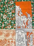 KALAMKARI 2 PIECE SET (TOP 2.5 MTR DUPPATTA 2.5 MTR)