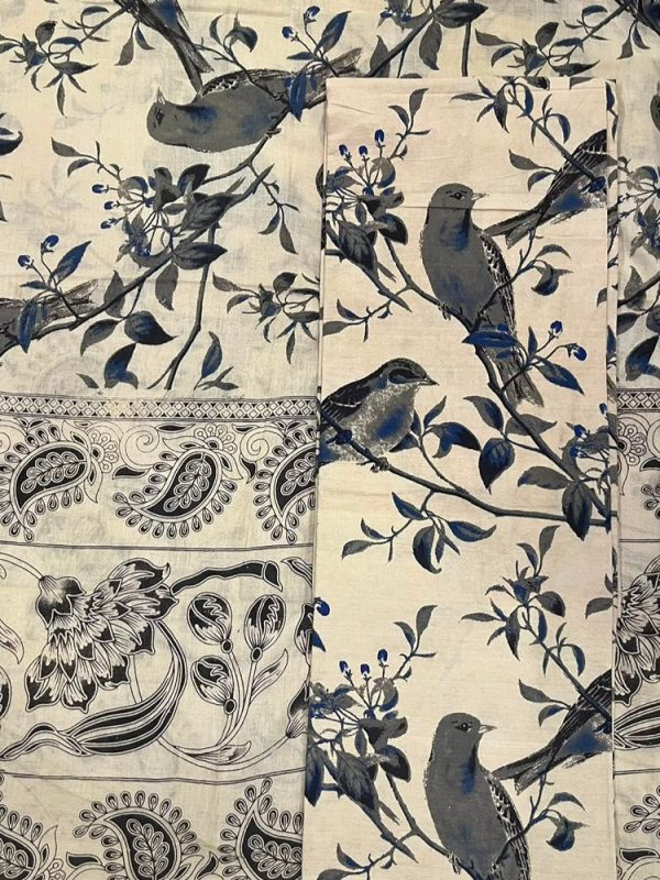 KALAMKARI 2 PIECE SET (TOP 2.5 MTR DUPPATTA 2.5 MTR)