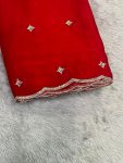 RANGOLI/GLASSY GEORGETTE WITH 2 SIDE BORDER(44''WIDTH)