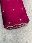 RANGOLI/GLASSY GEORGETTE WITH 2 SIDE BORDER(44''WIDTH)