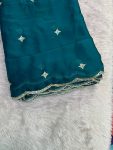 RANGOLI/GLASSY GEORGETTE WITH 2 SIDE BORDER(44''WIDTH)