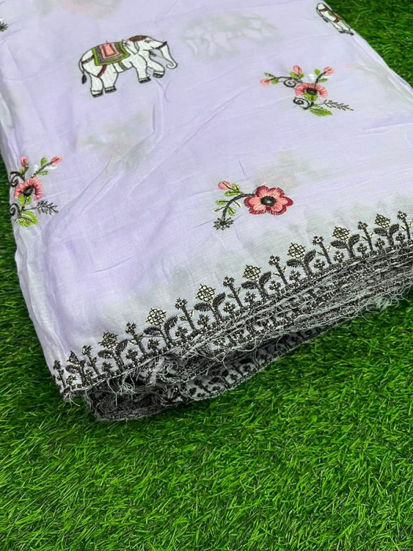 MUL COTTON EMBROIDERY (44''WIDTH)