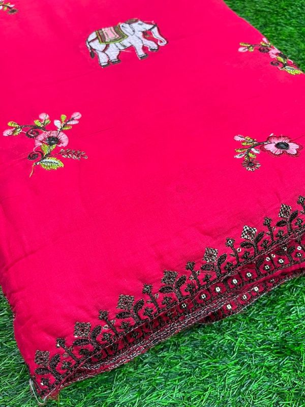 MUL COTTON EMBROIDERY (44''WIDTH)