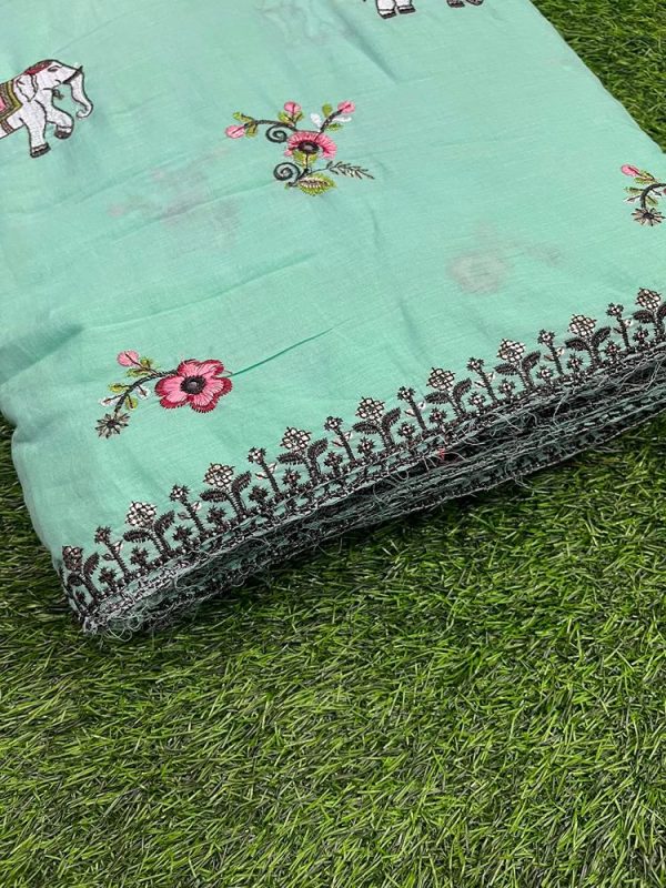 MUL COTTON EMBROIDERY (44''WIDTH)