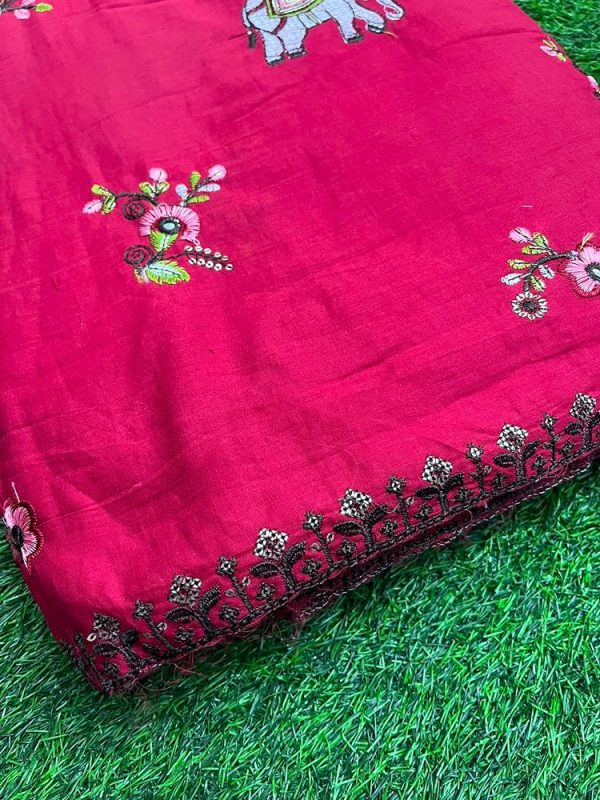 MUL COTTON EMBROIDERY (44''WIDTH)
