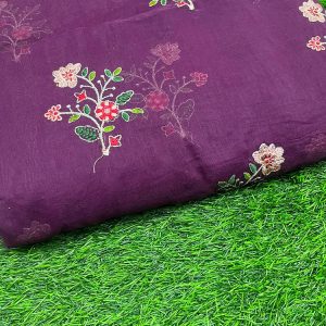 MUL CHANDERI ZARI WORK (44" width)