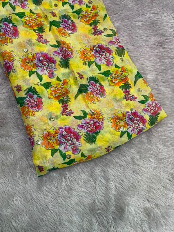 Printed Georgette Sequins (44 "width)
