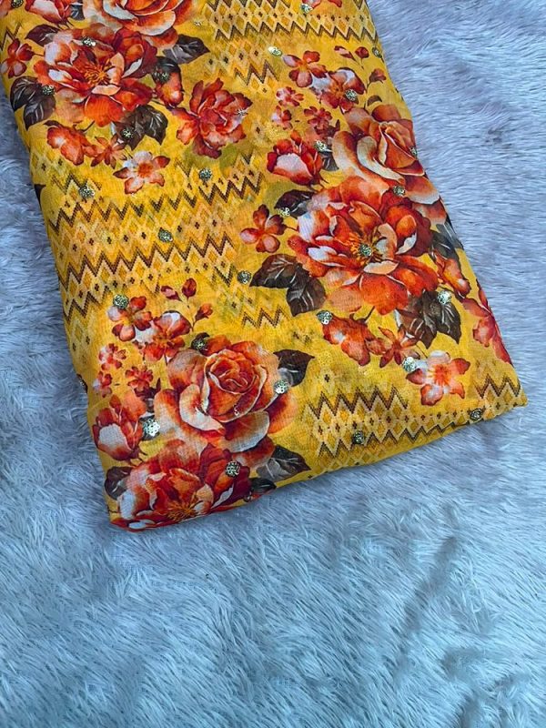 Printed Georgette Sequins (44 "width)